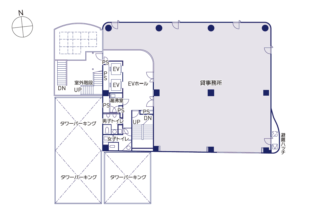 山陽ビル2号館フロアマップ