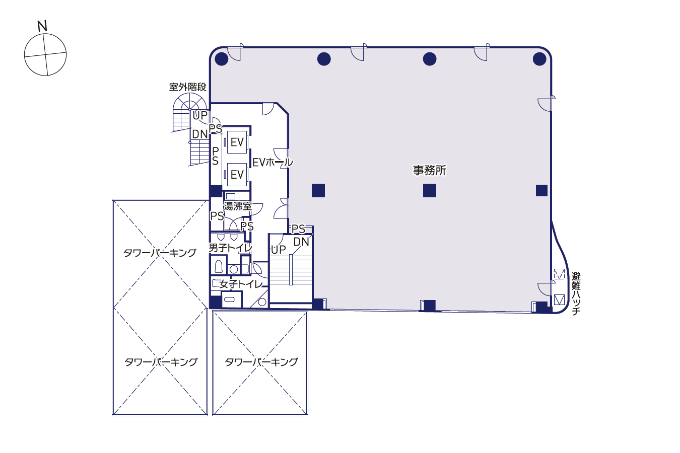 山陽ビル2号館フロアマップ