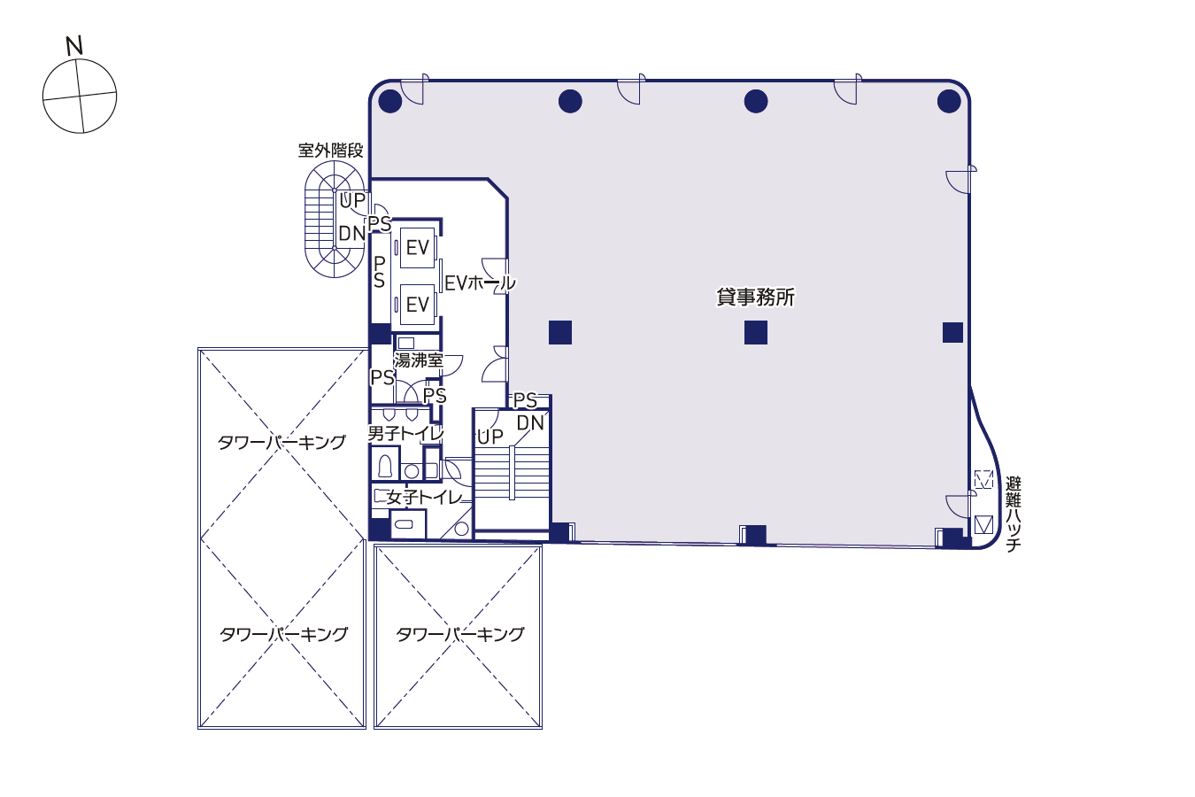 山陽ビル2号館フロアマップ